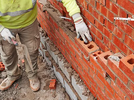 Refection de brique et pierres